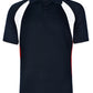 Winning Spirit Men's CoolDry® Tri-colour Contrast Short Sleeve Polo-(PS28)