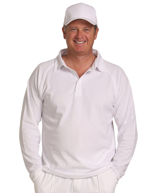 Winning Spirit Men's Cricket Polo Long Sleeve (PS29L)