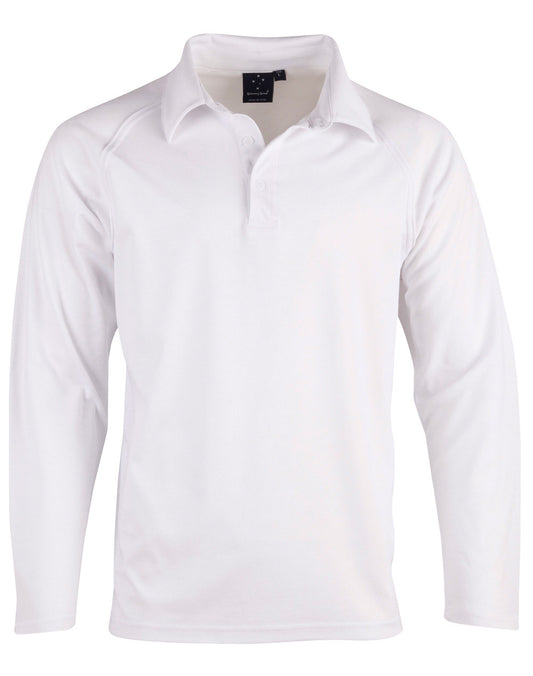 Winning Spirit Men's Cricket Polo Long Sleeve (PS29L)