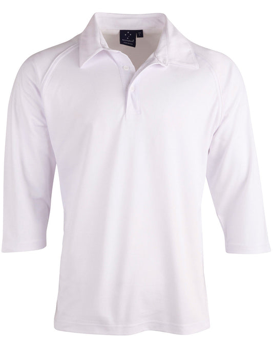 Winning Spirit Men's 3/4 Sleeve Cricket Polo (PS29Q)