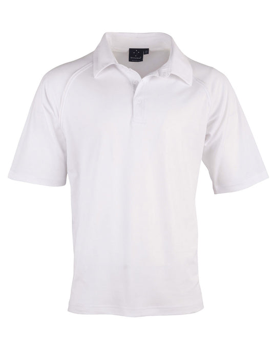 Winning Spirit Men's Truedry Mesh Knit Short Sleeve Cricket Polo (PS29)