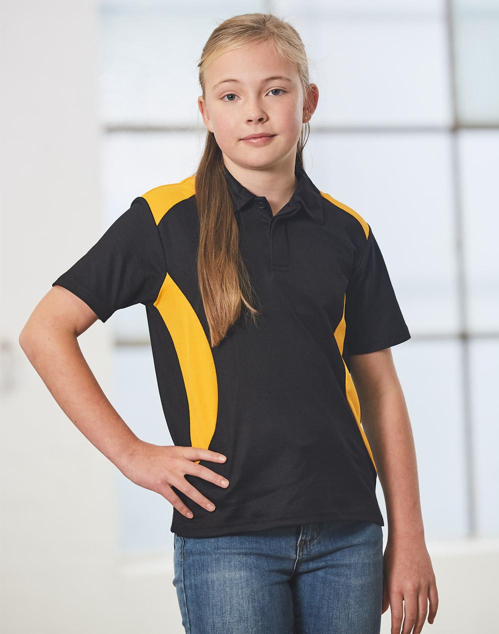 Winning Spirit Winner Truedry Kids Contrast Polo-(PS31K)