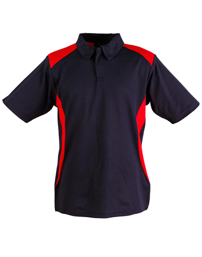 Winning Spirit Men's TrueDry® Contrast Short Sleeve Polo 1st (10 colour)-(PS31)
