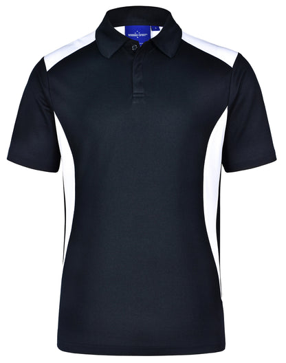 Winning Spirit Men's TrueDry® Contrast Short Sleeve Polo 1st (10 colour)-(PS31)
