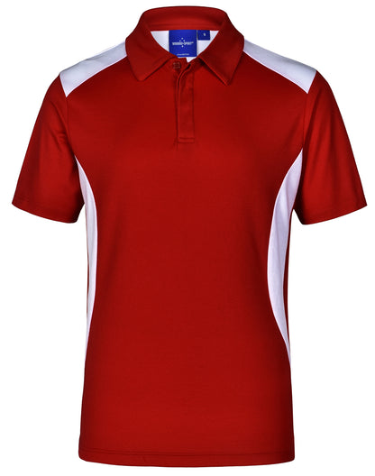 Winning Spirit Men's TrueDry® Contrast Short Sleeve Polo 1st (10 colour)-(PS31)