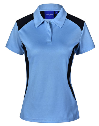 Winning Spirit TrueDry® Contrast Short Sleeve Polo-(PS32A)