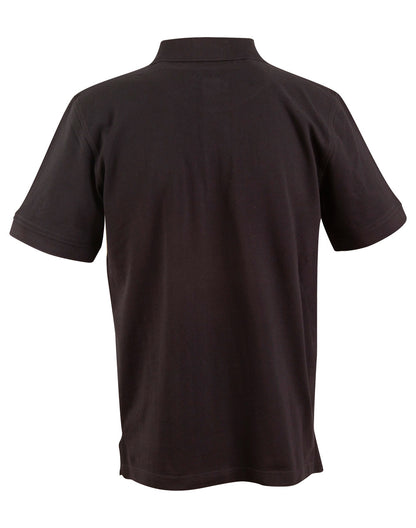 Winning Spirit Men's Short Sleeve 100% Cotton Pique Polo-(PS39)