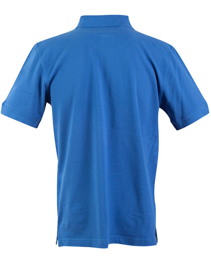 Winning Spirit Men's Short Sleeve 100% Cotton Pique Polo-(PS39)