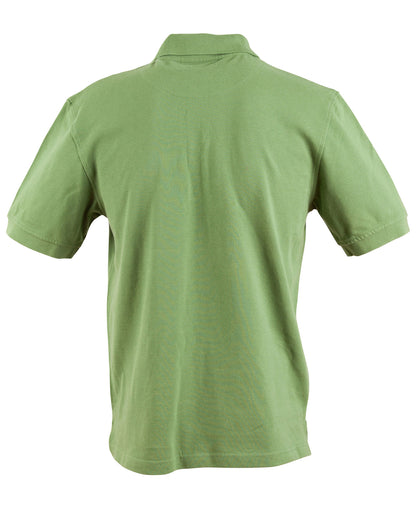 Winning Spirit Men's Short Sleeve 100% Cotton Pique Polo-(PS39)