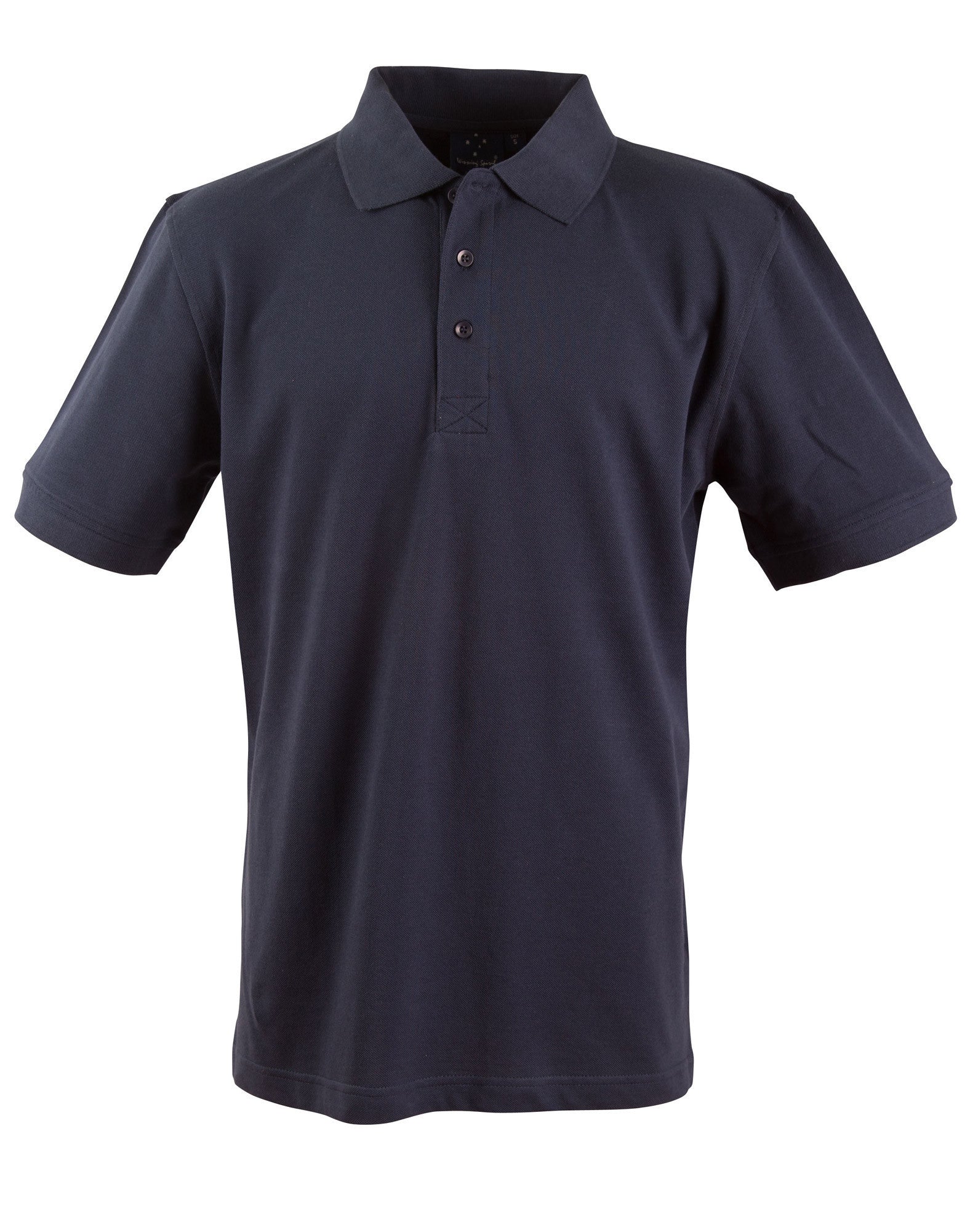 Winning Spirit Men's Short Sleeve 100% Cotton Pique Polo-(PS39)