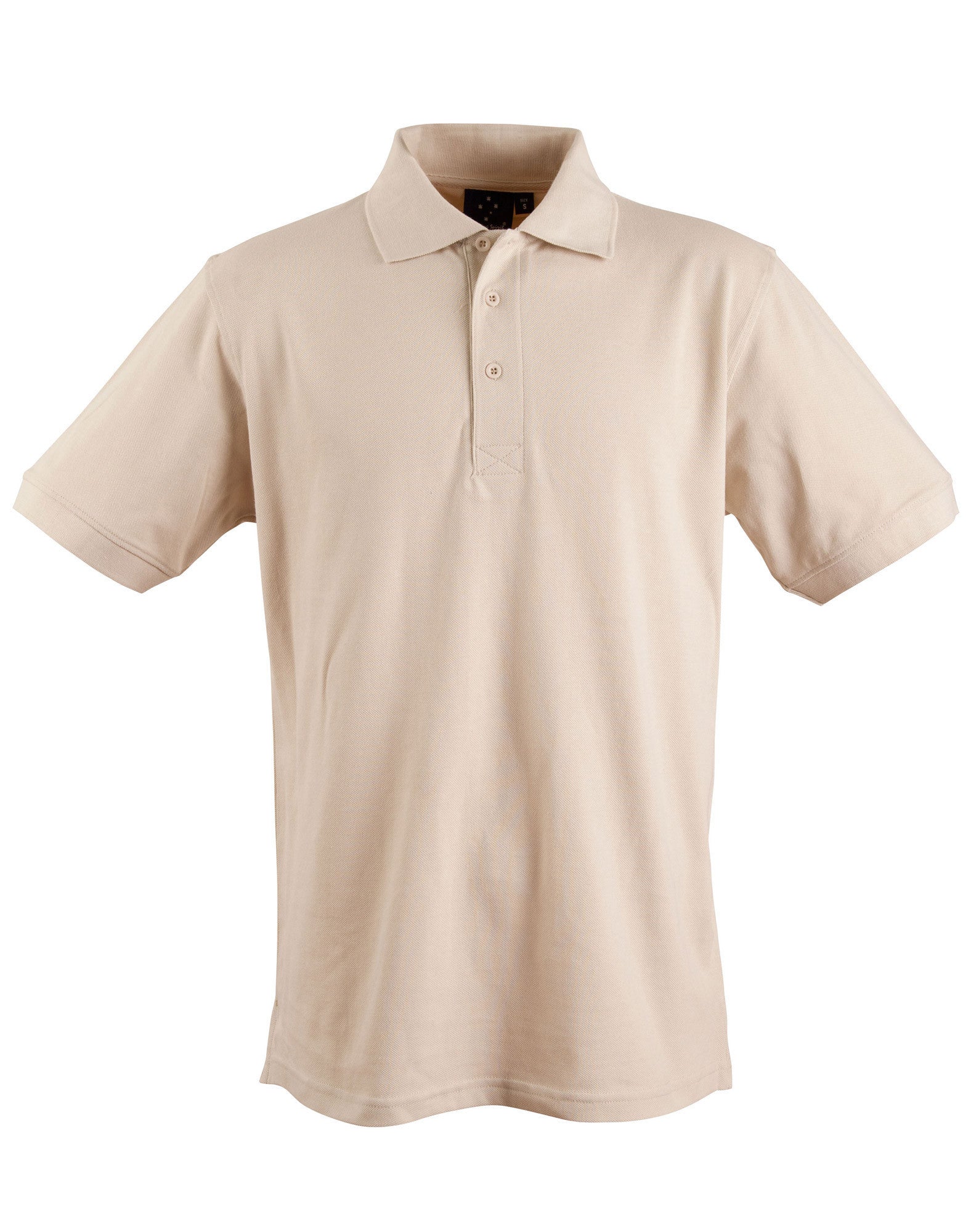 Winning Spirit Men's Short Sleeve 100% Cotton Pique Polo-(PS39)