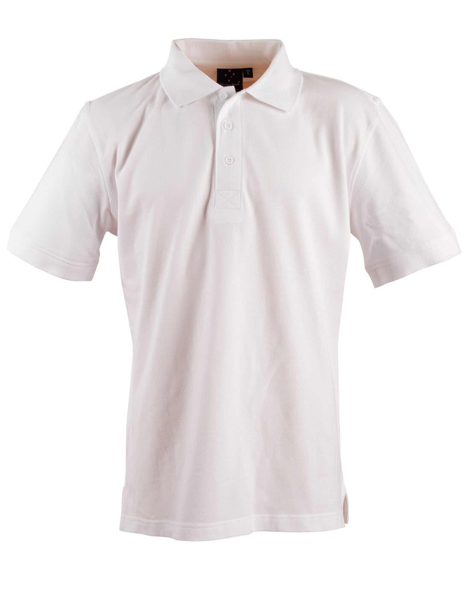 Winning Spirit Men's Short Sleeve 100% Cotton Pique Polo-(PS39)