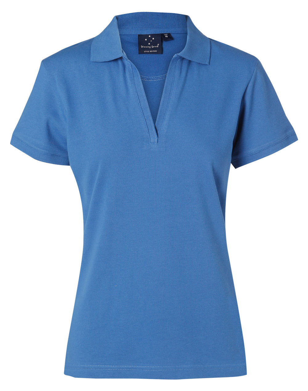 Winning Spirit Ladies' Short Sleeve Cotton/Elastane Polo 1st (8 colour)-(PS40)