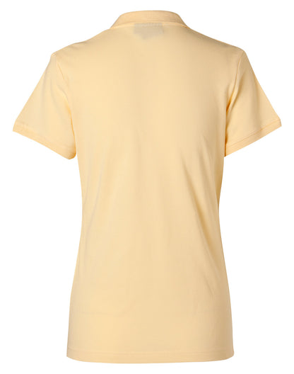 Winning Spirit Ladies' Short Sleeve Cotton/Elastane Polo 1st (8 colour)-(PS40)