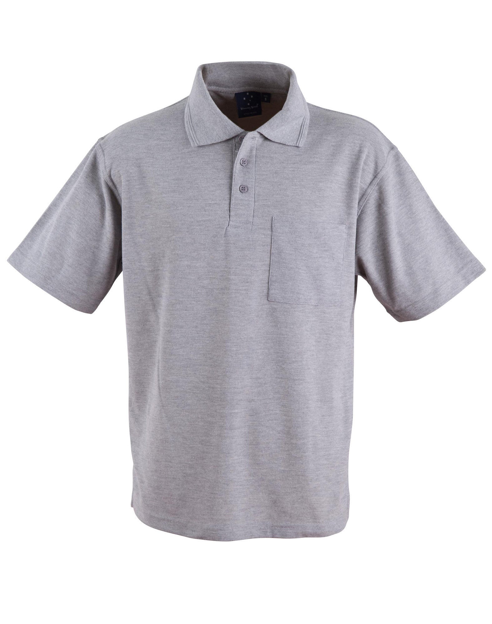 Winning Spirit Pique Knit Short Sleeve Polo (Unisex)-(PS41)