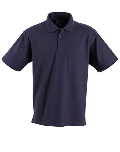 Winning Spirit Pique Knit Short Sleeve Polo (Unisex)-(PS41)
