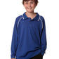 Winning Spirit Marathon Cooldry Raglan Long Sleeve Contrast Polo Kids-(PS43K)