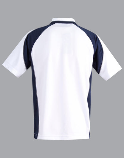 Winning Spirit Men's CoolDry® Short Sleeve Contrast Polo-(PS49)