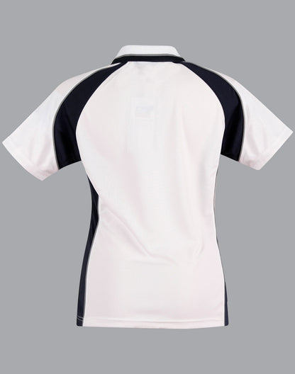 Winning Spirit Ladies' CoolDry® Short Sleeve Contrast Polo-(PS50)