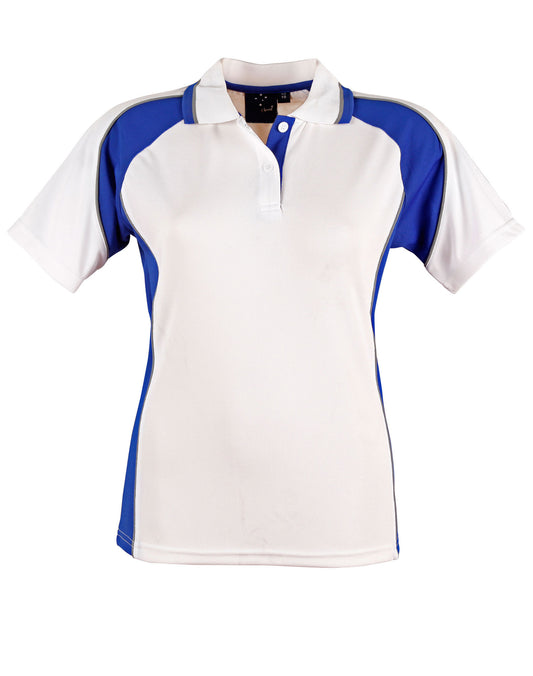 Winning Spirit Ladies' CoolDry® Short Sleeve Contrast Polo-(PS50)