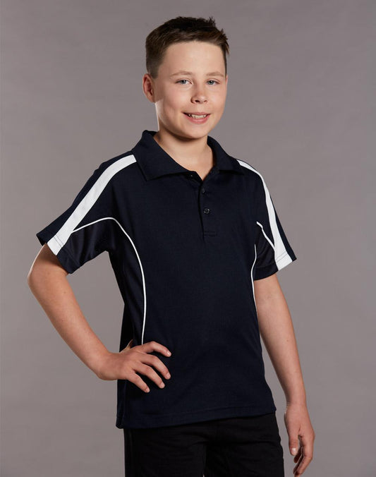 Winning Spirit Legend Kids Poly-cotton Blended Polo 2nd(7-Colour)-(PS53K)