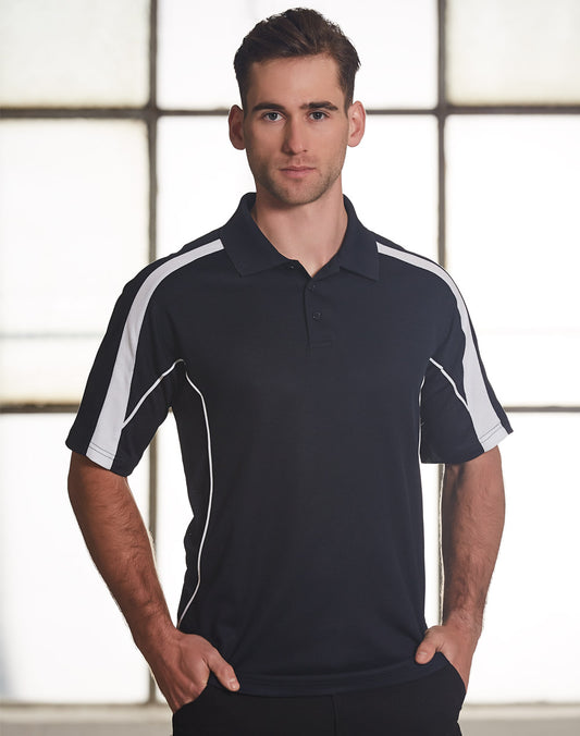 Winning Spirit Men's TrueDry® Short Sleeve Polo 1st(10 Colour)-(PS53)