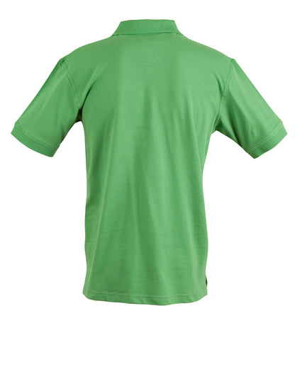 Winning Spirit Men's Cotton Stretch Short Sleeve Polo-(PS55)