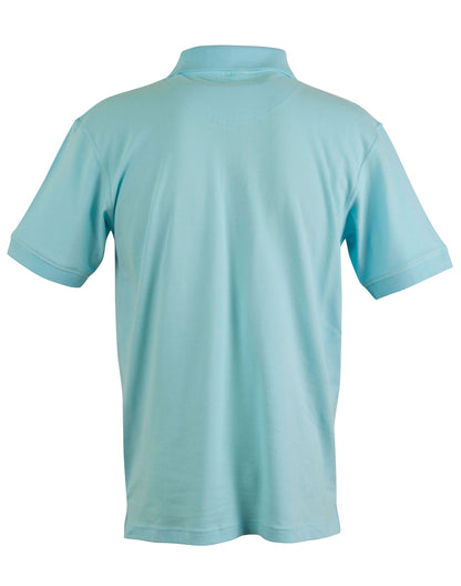 Winning Spirit Men's Cotton Stretch Short Sleeve Polo-(PS55)
