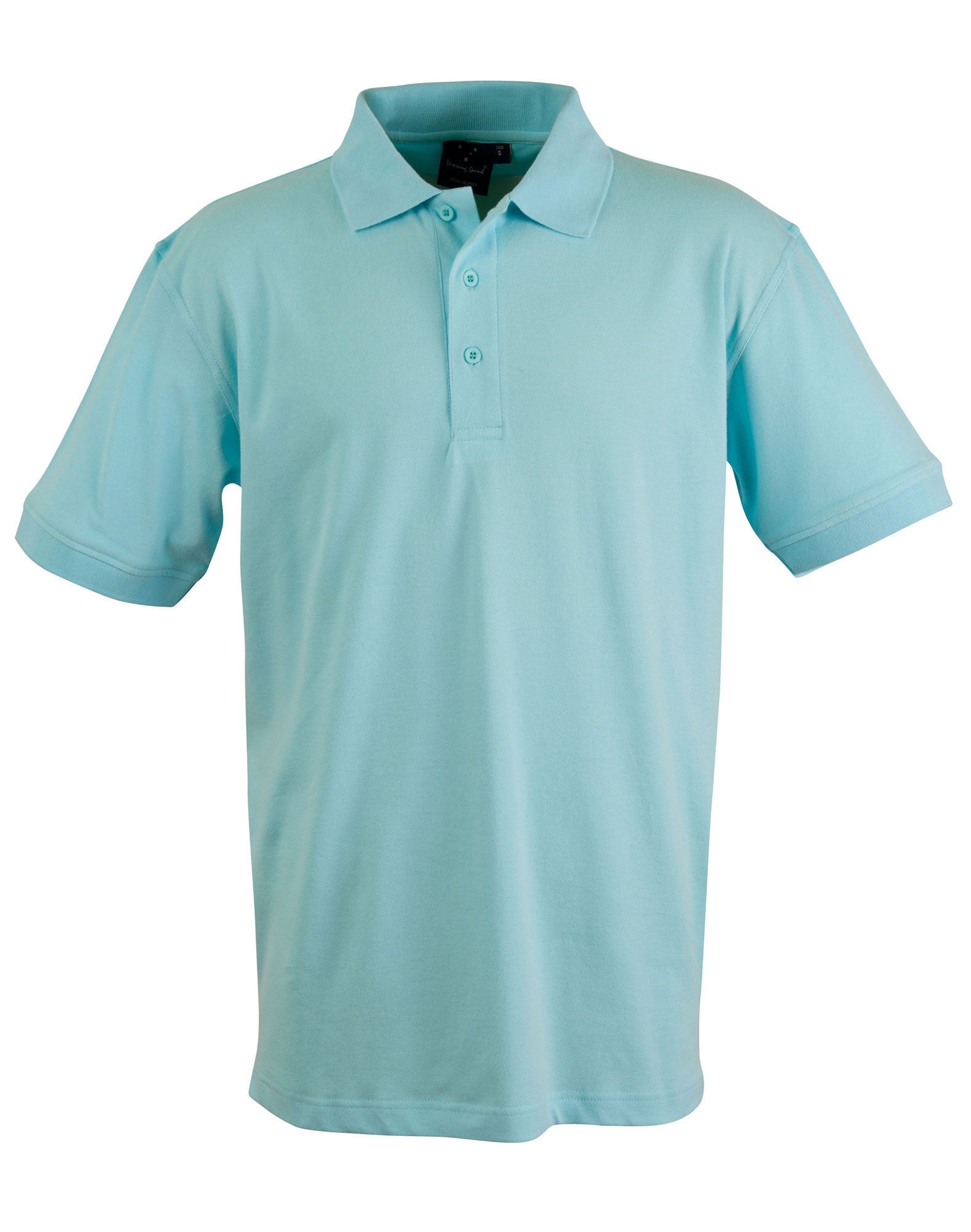 Winning Spirit Men's Cotton Stretch Short Sleeve Polo-(PS55)