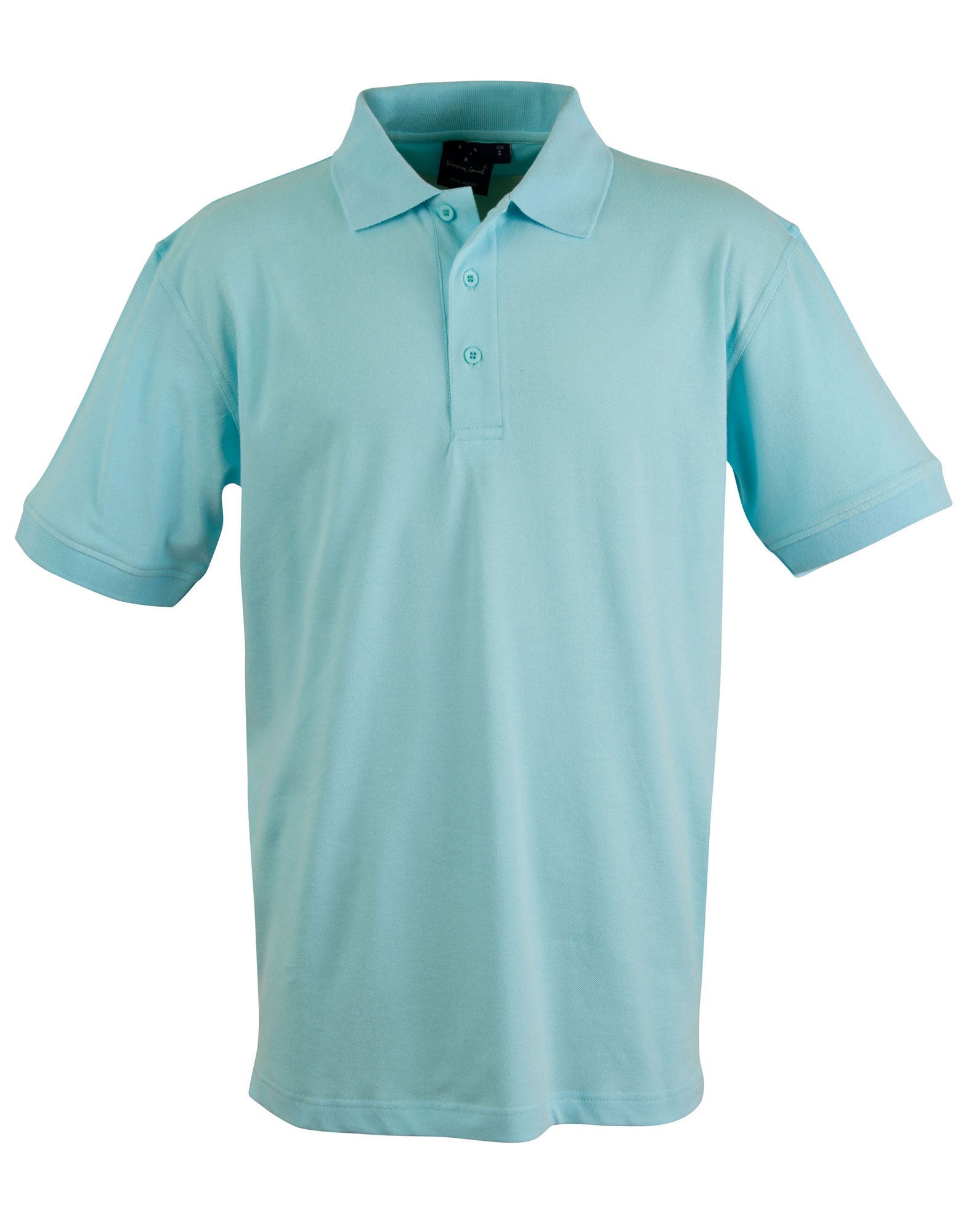 Winning Spirit Men's Cotton Stretch Short Sleeve Polo-(PS55)