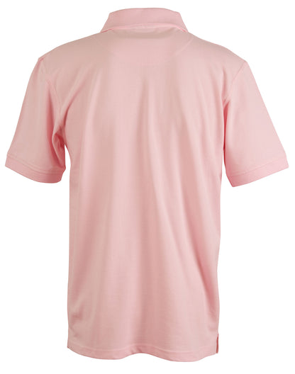 Winning Spirit Men's Cotton Stretch Short Sleeve Polo-(PS55)