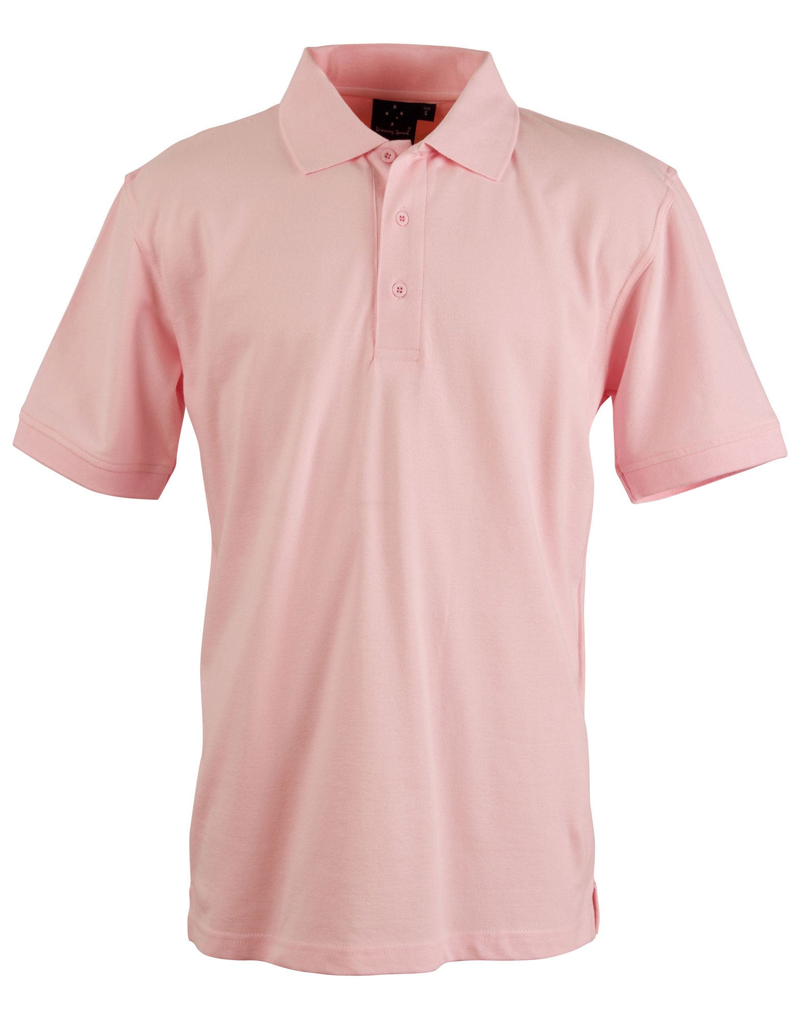 Winning Spirit Men's Cotton Stretch Short Sleeve Polo-(PS55)