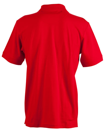 Winning Spirit Men's Cotton Stretch Short Sleeve Polo-(PS55)