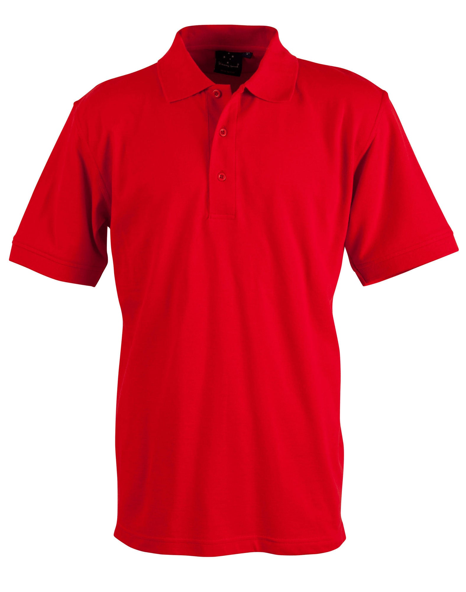 Winning Spirit Men's Cotton Stretch Short Sleeve Polo-(PS55)