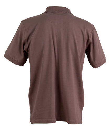 Winning Spirit Men's Cotton Stretch Short Sleeve Polo-(PS55)