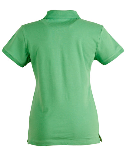 Winning Spirit Ladies' Cotton Stretch Pique Polo-(PS56)