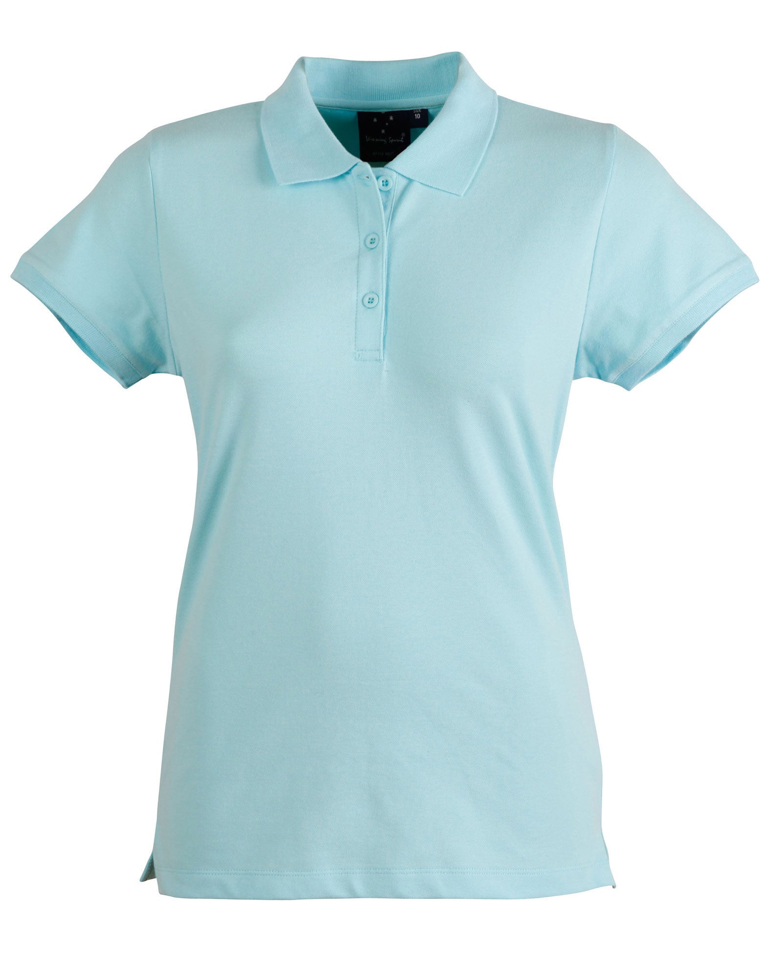 Winning Spirit Ladies' Cotton Stretch Pique Polo-(PS56)