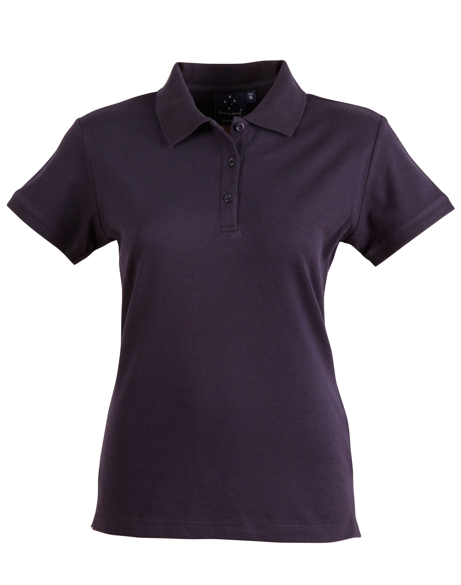 Winning Spirit Ladies' Cotton Stretch Pique Polo-(PS56)