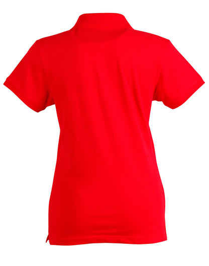 Winning Spirit Ladies' Cotton Stretch Pique Polo-(PS56)