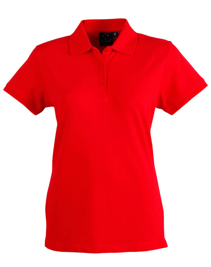 Winning Spirit Ladies' Cotton Stretch Pique Polo-(PS56)