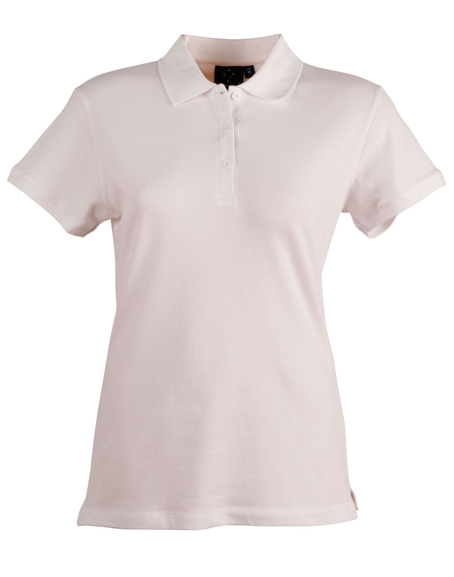 Winning Spirit Ladies' Cotton Stretch Pique Polo-(PS56)