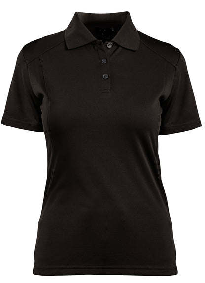 Winning Spirit Ladies' Breathable Bamboo Charcoal Short Sleeve Polo-(PS60)