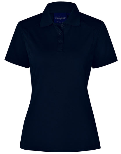 Winning Spirit Ladies' Breathable Bamboo Charcoal Short Sleeve Polo-(PS60)