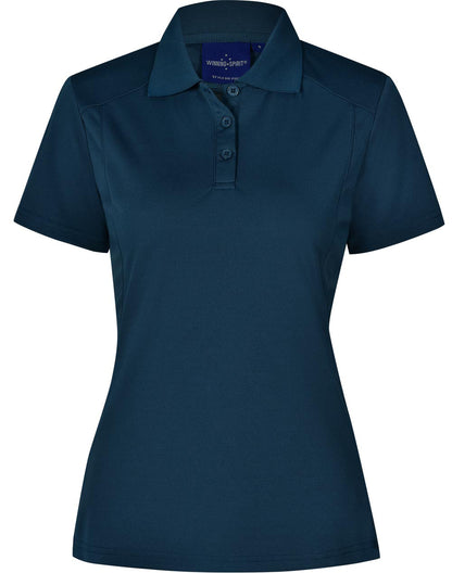 Winning Spirit Ladies' Breathable Bamboo Charcoal Short Sleeve Polo-(PS60)