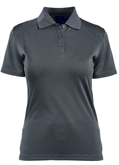 Winning Spirit Ladies' Breathable Bamboo Charcoal Short Sleeve Polo-(PS60)