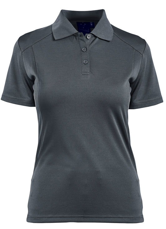 Winning Spirit Ladies' Breathable Bamboo Charcoal Short Sleeve Polo-(PS60)