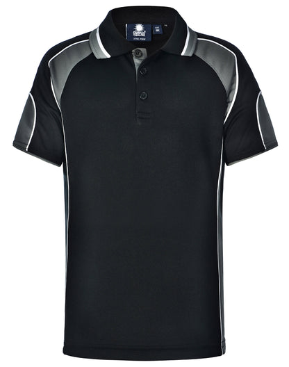 Winning Spirit Alliance Kids Cooldry Contrast Short Sleeve With Sleeve Panels Polo-(PS61K)