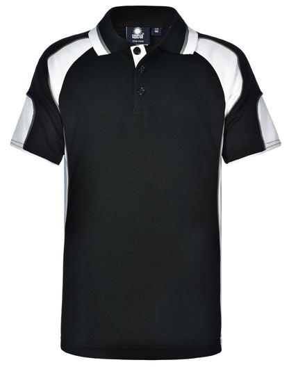 Winning Spirit Alliance Kids Cooldry Contrast Short Sleeve With Sleeve Panels Polo-(PS61K)