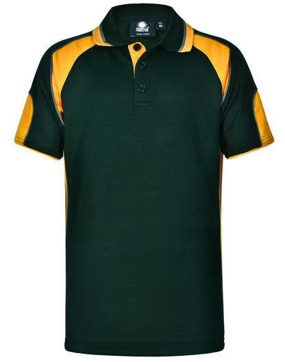 Winning Spirit Alliance Kids Cooldry Contrast Short Sleeve With Sleeve Panels Polo-(PS61K)