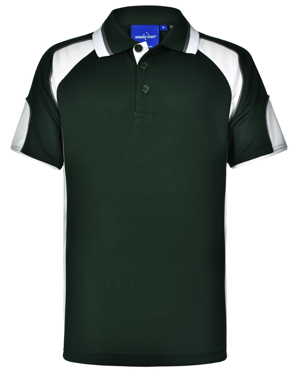 Winning Spirit Alliance Kids Cooldry Contrast Short Sleeve With Sleeve Panels Polo-(PS61K)
